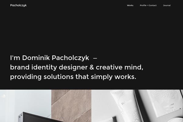Semplice theme site design template sample