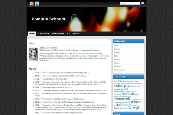 Graphene theme site design template sample