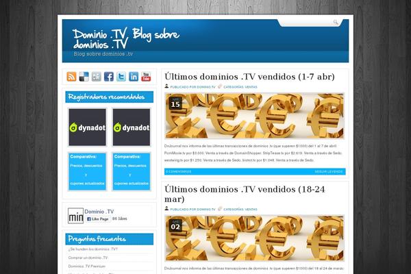 Evander theme site design template sample