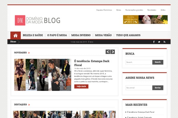 dominiodamodablog.com.br site used Bold