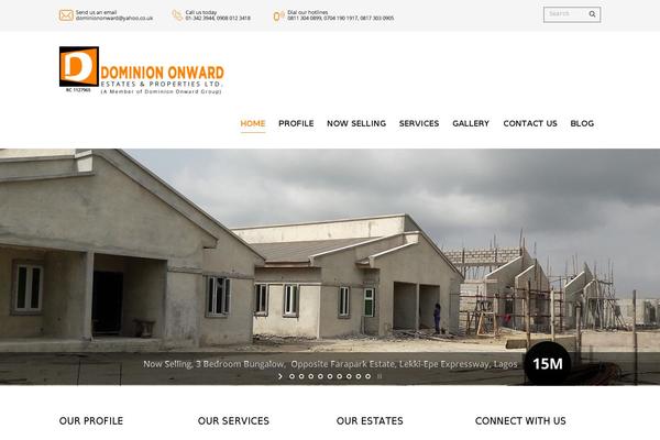 Roen theme site design template sample