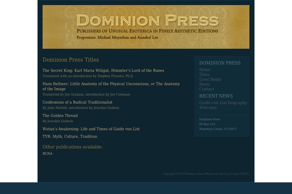 Aurora theme site design template sample