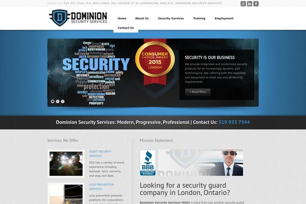 Eleganza theme site design template sample