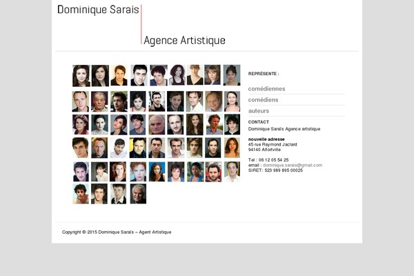 dominique-sarais.com site used Emptycanvas