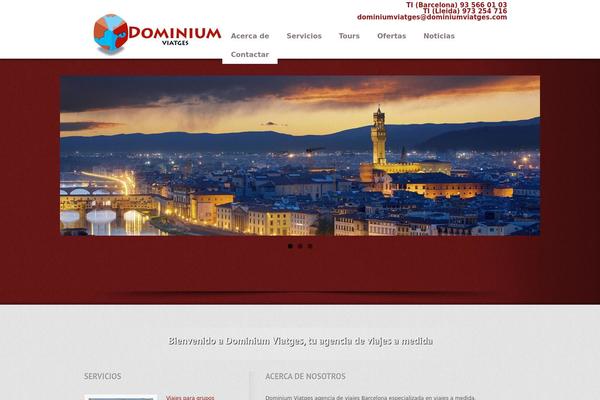 Eleganza theme site design template sample