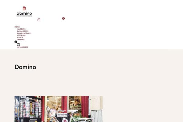 Domino theme site design template sample