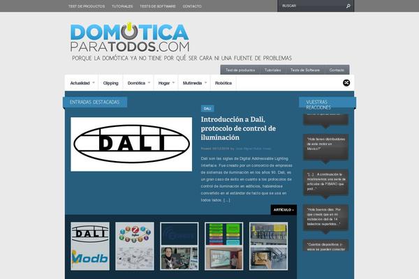 Continuum theme site design template sample