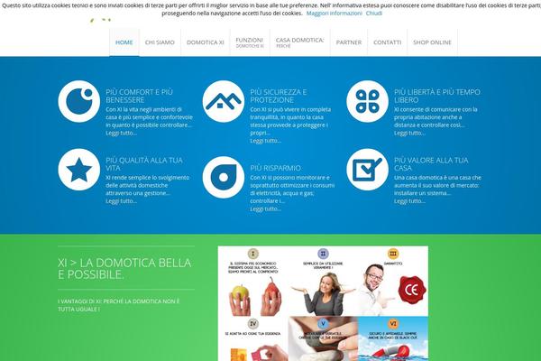 Infinite theme site design template sample
