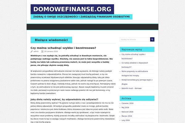 BrightNews theme site design template sample