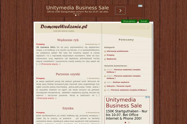 Food Recipe theme site design template sample