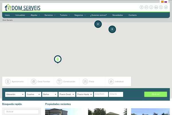 Properta theme site design template sample