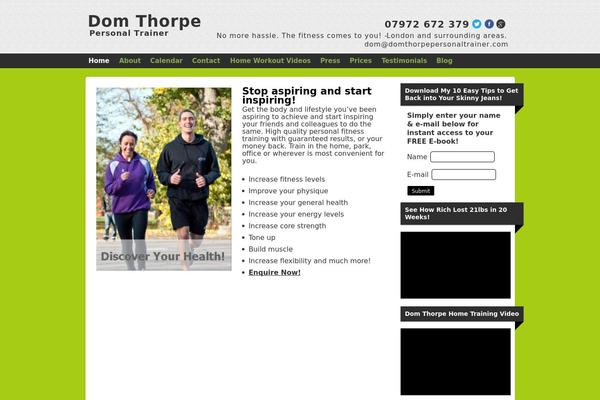 Smallbiz theme site design template sample