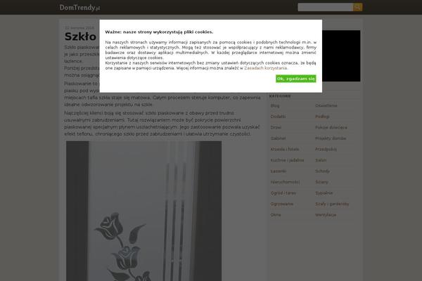Site using Cookie-warning plugin