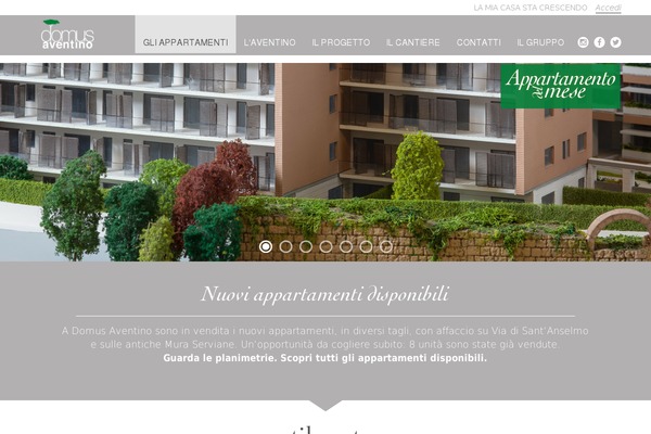 domusaventino.it site used Domus