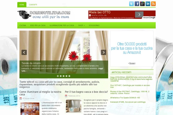 Storm theme site design template sample