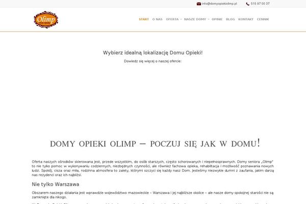 domyopiekiolimp.pl site used Salient