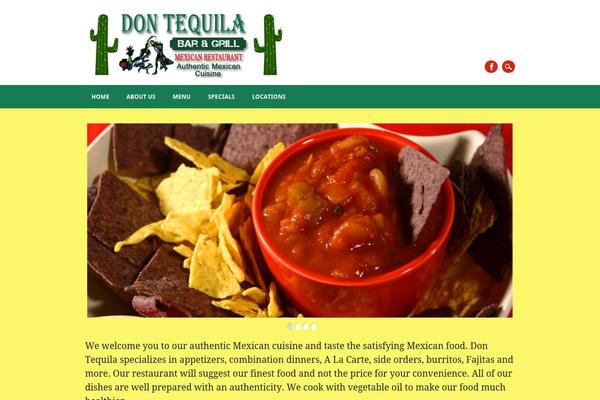 Restaurateur theme site design template sample
