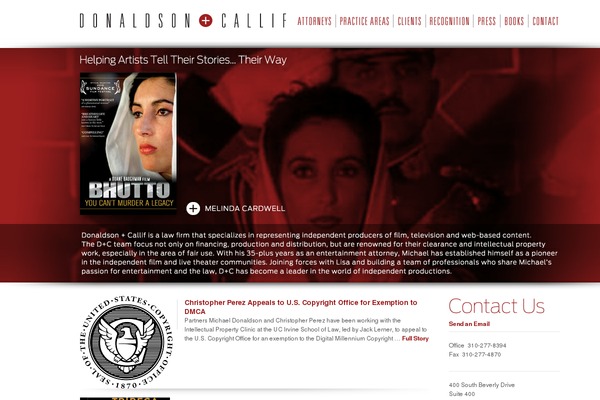Dc theme site design template sample