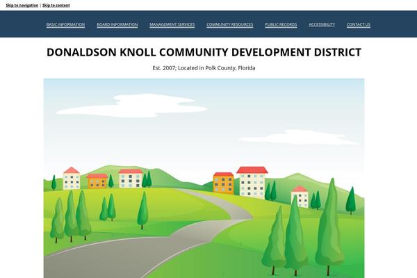 Site using WP Accessibility plugin