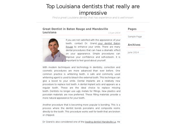 donaldsonville.org site used Dear Diary