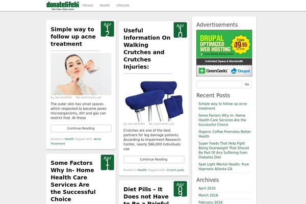 Social Magazine theme site design template sample