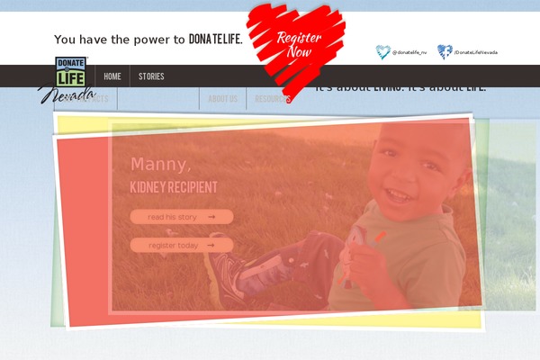 donatelifenevada.org site used Donatelife