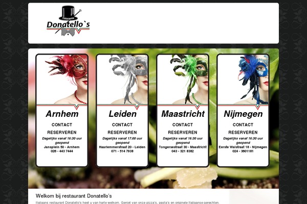 donatellos.nl site used Donatello