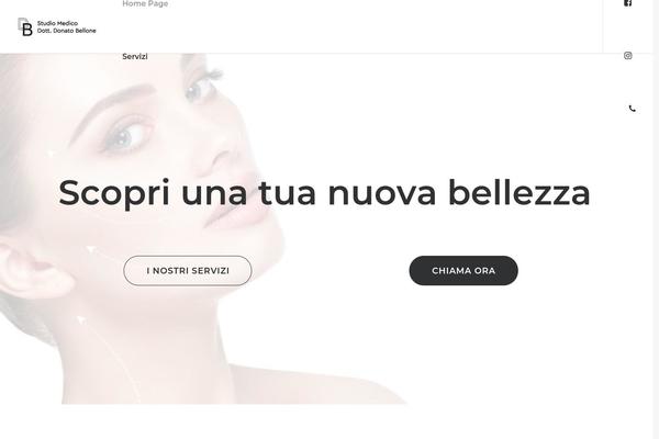 Uncode theme site design template sample