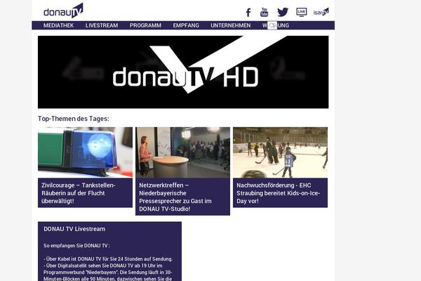 donautv.com site used Cmms-theme-niederbayern_tv