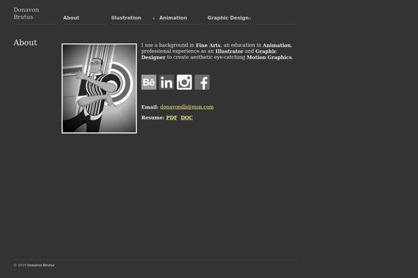 Portfolium theme site design template sample