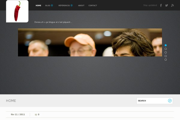 Fizz theme site design template sample