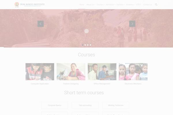 donboscoinstitute.com site used Amytheme
