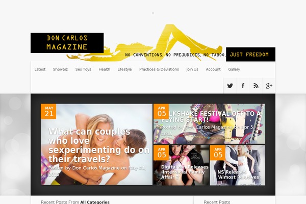 Nexus theme site design template sample