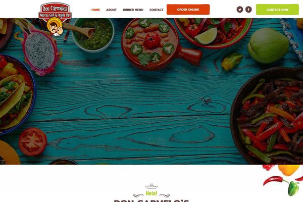 Gustavo theme site design template sample