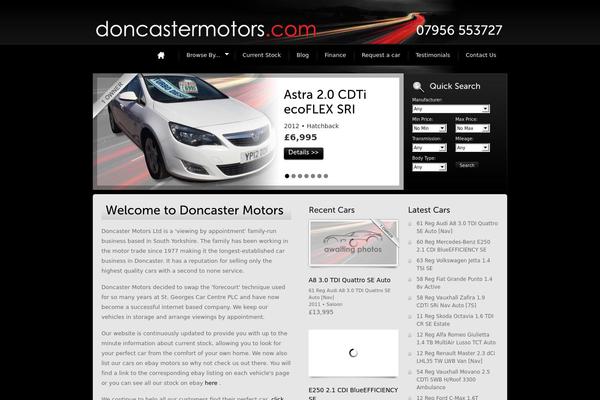 Automotive theme site design template sample