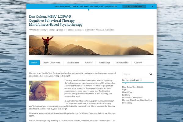 InfoWay theme site design template sample