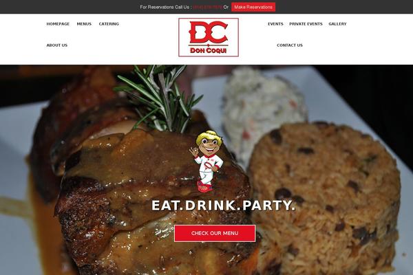 The Flavour theme site design template sample
