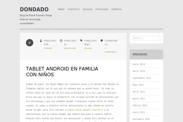 dondado.es site used Jovan