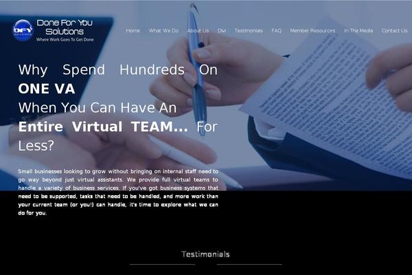 Site using Testimonials Slider plugin
