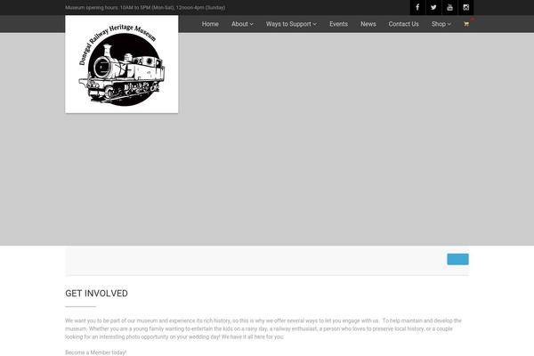 Vestige theme site design template sample