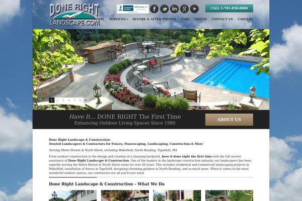 Pax theme site design template sample
