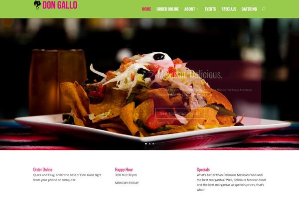 dongallomexican.com site used Divi Child