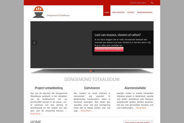 Small Business theme site design template sample