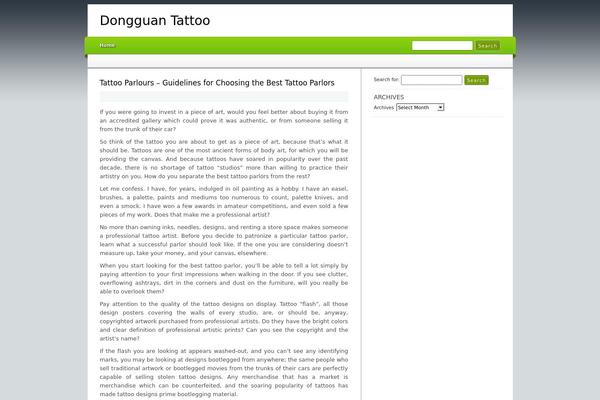 Tmp theme site design template sample