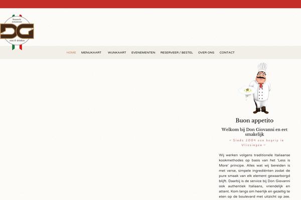 Default theme site design template sample