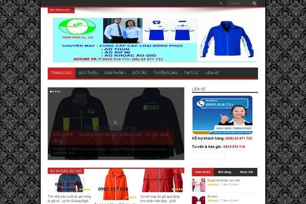Jarida theme site design template sample