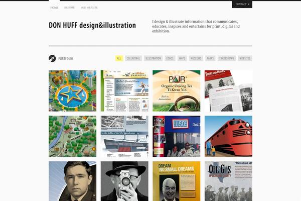 Yin & Yang theme site design template sample