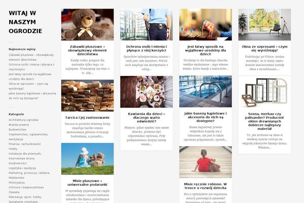 Pronto theme site design template sample
