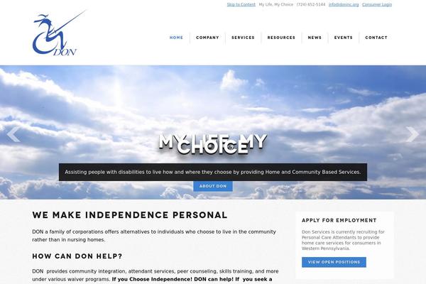 doninc.org site used Forwardtrends-custom-theme-simple
