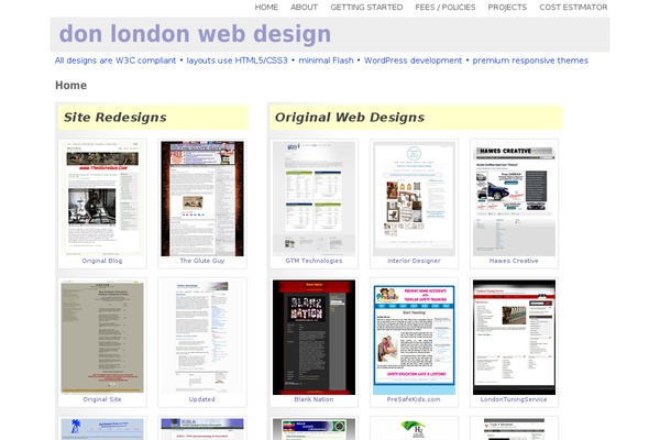 Pixel theme site design template sample